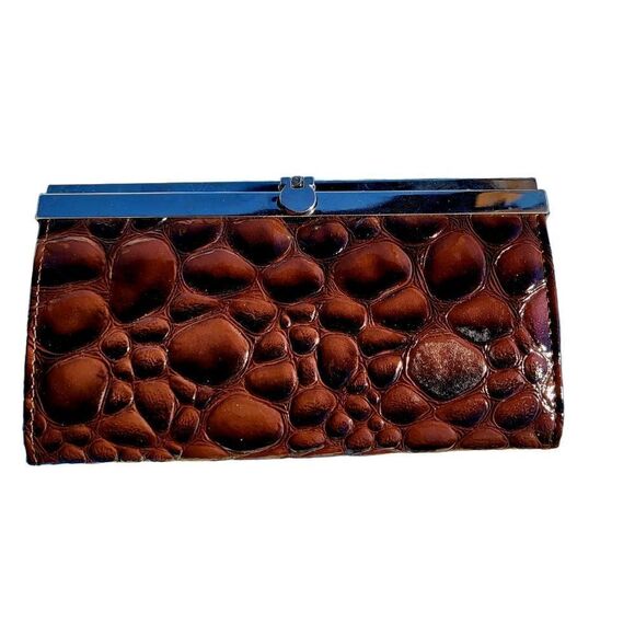 NARMI Handbags - NARMI croc long wallet